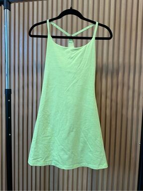 Outdoor Voices Yellow Performance Tank Top Dress